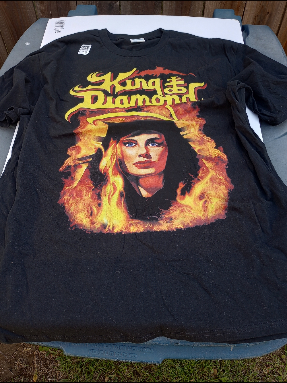 King Diamond 'Fatal Portrait' Double Sided XL T-shirt. New!!!